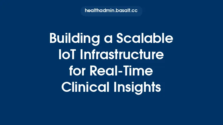 Building a Scalable IoT Infrastructure for Real-Time Clinical Insights Thumbnail