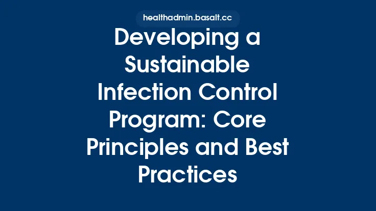 Developing a Sustainable Infection Control Program: Core Principles and Best Practices Thumbnail