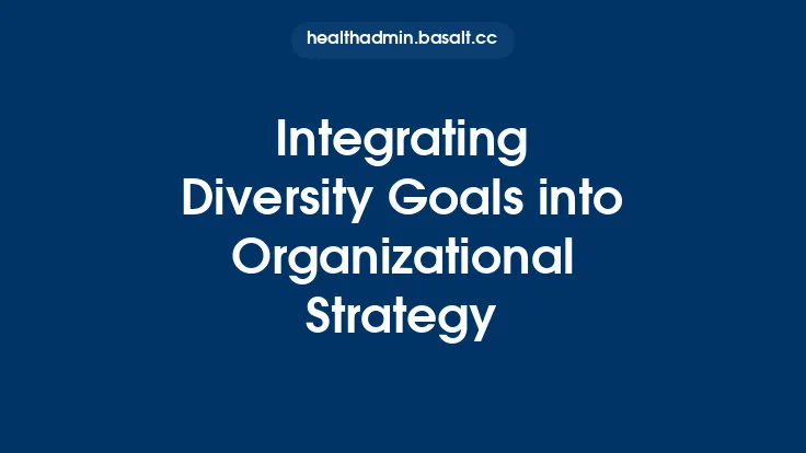 Integrating Diversity Goals into Organizational Strategy Thumbnail