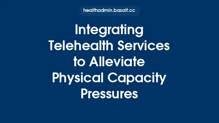 Integrating Telehealth Services to Alleviate Physical Capacity Pressures Thumbnail