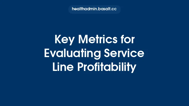 Key Metrics for Evaluating Service Line Profitability Thumbnail