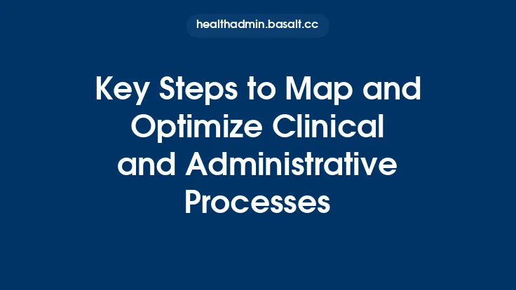 Key Steps to Map and Optimize Clinical and Administrative Processes Thumbnail