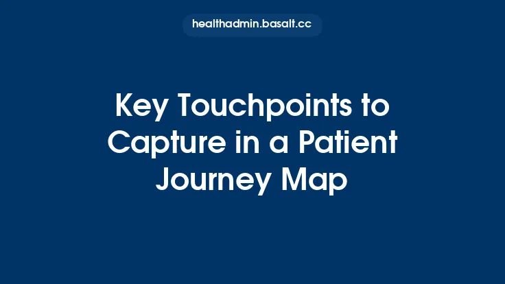 Key Touchpoints to Capture in a Patient Journey Map Thumbnail