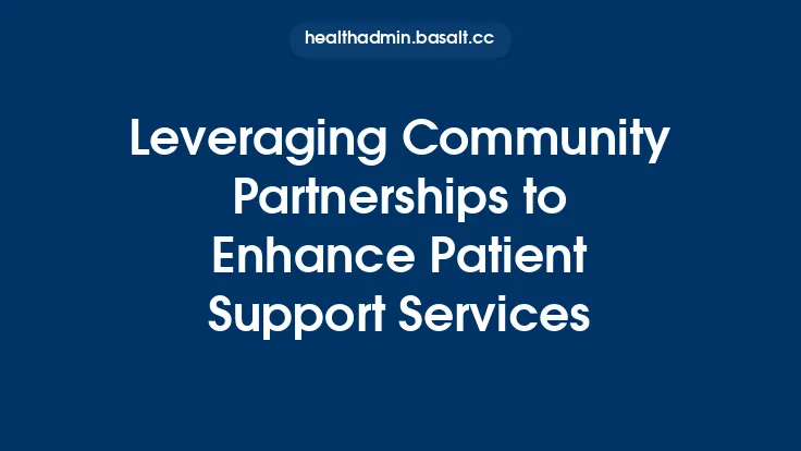 Leveraging Community Partnerships to Enhance Patient Support Services Thumbnail