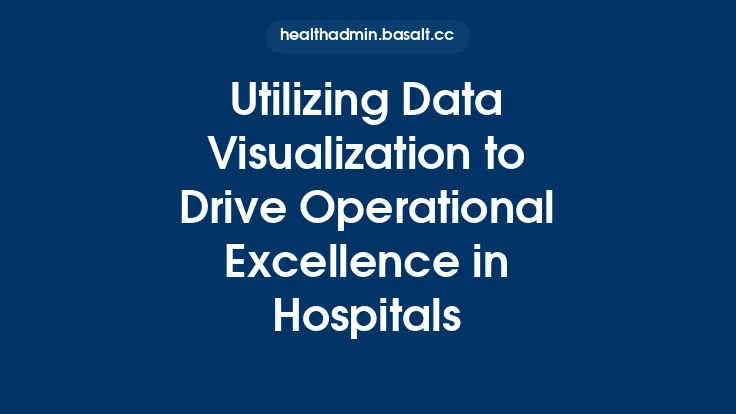 Utilizing Data Visualization to Drive Operational Excellence in Hospitals Thumbnail
